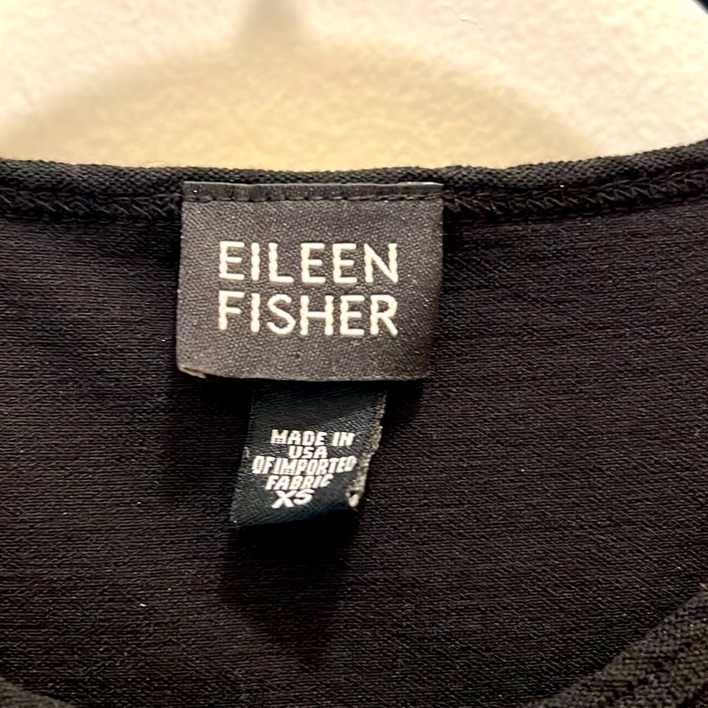 Eileen Fisher Black Stretch Dress